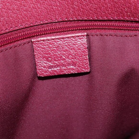 GUCCI GG Canvas Tote Bag Beige Silver 120840 - Picture 11 of 15